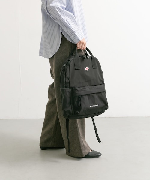URBAN RESEARCH DOORS(アーバンリサーチドアーズ)の「DANTON PEUPLIERS17(バックパック/リュック・レディース・BLACK/DK.OLIVE・one)」の5枚目の写真