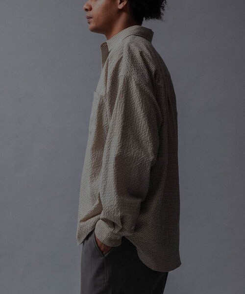 URBAN RESEARCH（アーバンリサーチ）の「FOOOOUR OO CHECK SHIRT OO（シャツ/ブラウス・メンズ・BLACK C/GREEN C/BLUE C/RED C・1/2/3/4）」の19枚目の写真