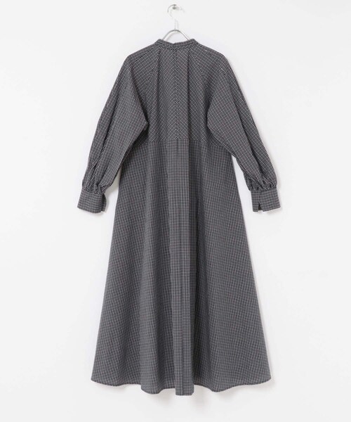 URBAN RESEARCH ROSSO（アーバンリサーチロッソ）の「F by ROSSO　チェックリボンシャツワンピース（ワンピース・レディース・OFF WHITE/KHAKI/NAVY・FREE）」の14枚目の写真
