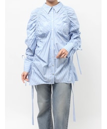 Ungrid | ギャザーデザインルーズシャツ(シャツ/ブラウス)