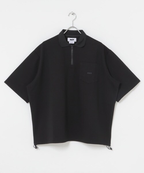 URBAN RESEARCH（アーバンリサーチ）の「Acy　ZIP THERMAL PULLOVER（Tシャツ/カットソー・メンズ・BLACK/L.GREEN・L/XL）」の5枚目の写真