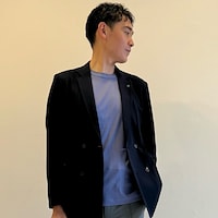 美品 AOURE ポンチスエード シングルライダース AOURE（アウール）の「ポンチスェード シングルライダースジャケット
