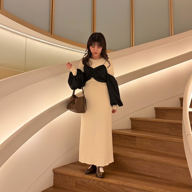 select MOCA（セレクトモカ）の「レイヤードキルティングジャケット