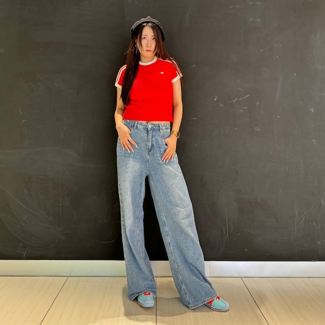 adidas（アディダス）の「プレミアム フルファッションドニットTシャツ