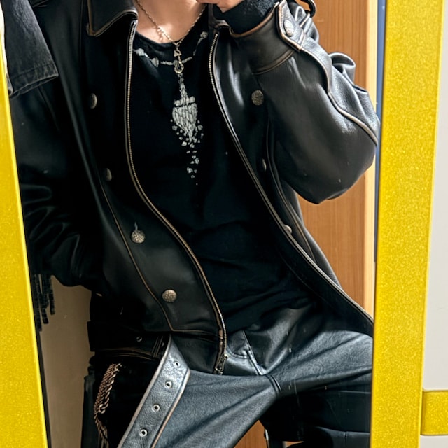 GRANCY】Napoleon Leather Blouson / ナポレオンレザーブルゾンを使っ