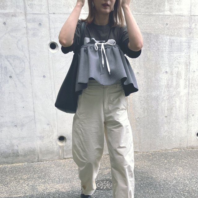 anuke（アンヌーク）の「Cotton Gather Combinaison（サロペット