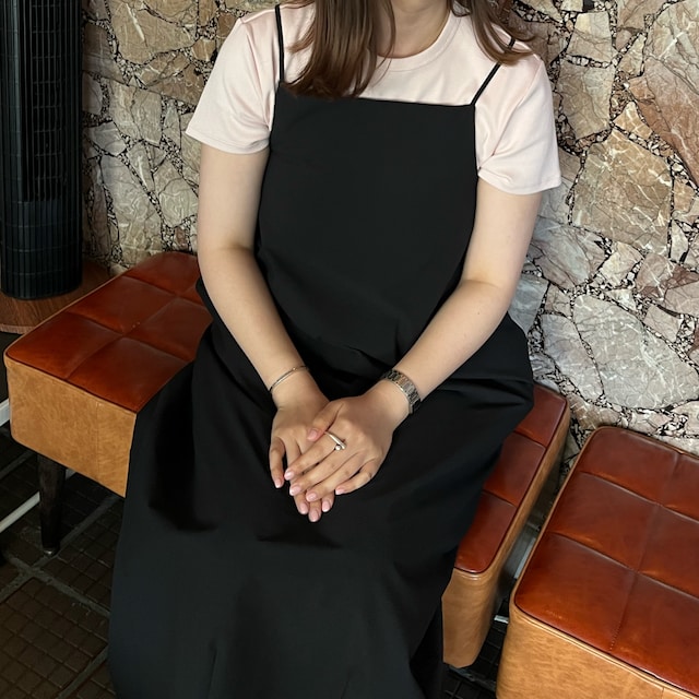 MARW UNITED ARROWS シアサッカー キャミソール ワンピース M MARW UNITED ARROWS（マルゥ ユナイテッドアローズ）の「＜MARW