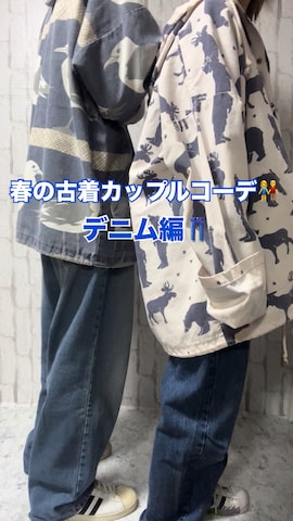 「VINTAGE（ヴィンテージ）のアイテム（マウンテンパーカー）」を使った、𝓓𝓪𝓲𝓴𝓲🧞‍♂️さん（メンズ・180cm）の春コーディネート