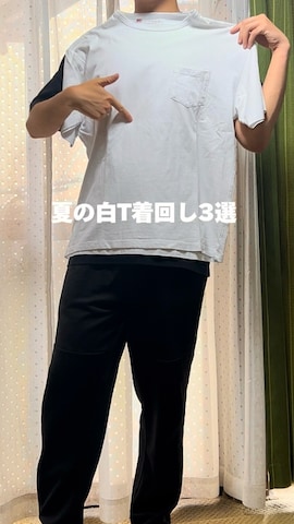「シアーシャツ」｜Ryotaさん（メンズ・180cm・10代）の夏コーディネート