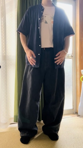 SINSSのデニムパンツを使ったRyotaさんのファッション動画