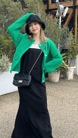 mietteの帽子を使ったりなてぃさんのファッション動画