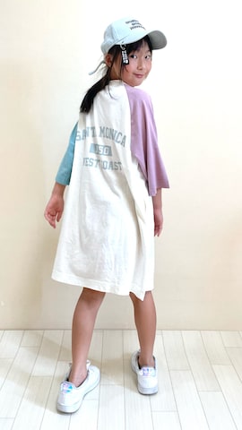 「アイテム（ジャージ）」を使った、erieriさん（キッズ・134cm）の秋コーディネート