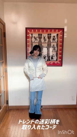 「アイテム（パーカー）」を使った、さらゆにこーんさん（レディース・162cm）の冬コーディネート