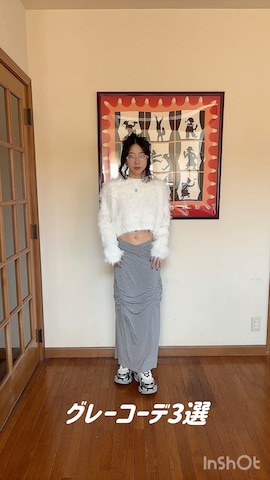 「アイテム（スウェット）」を使った、さらゆにこーんさん（レディース・162cm）の冬コーディネート