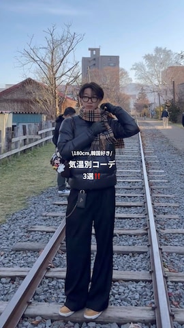 デジタル腕時計を使ったHarutoさんのファッション動画