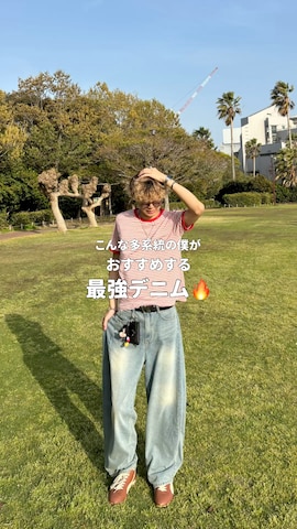 「アイテム（デジタル腕時計）」を使った、Harutoさん（メンズ・180cm）の春コーディネート
