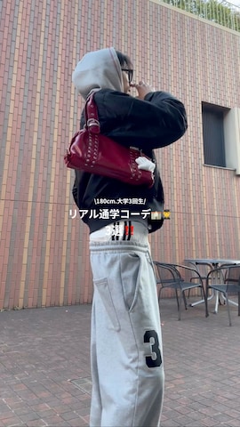 「アイテム（MA-1）」を使った、Harutoさん（メンズ・180cm）の秋コーディネート