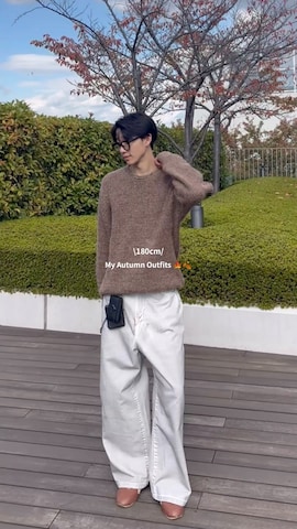 「アイテム（ニットキャップ/ビーニー）」を使った、Harutoさん（メンズ・180cm・20代）の秋コーディネート