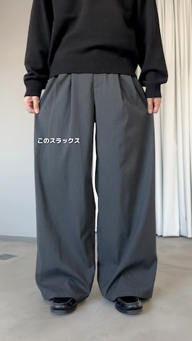 「ストライプパンツ」｜hikaruさん（メンズ・173cm・20代）の春コーディネート