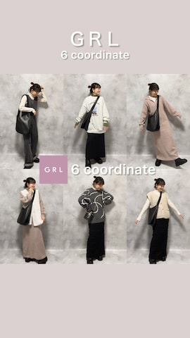 GRLのトップスを使ったchicchimoさんのファッション動画