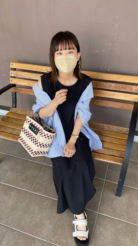 GRLのセットアップを使ったchicchimoさんのファッション動画