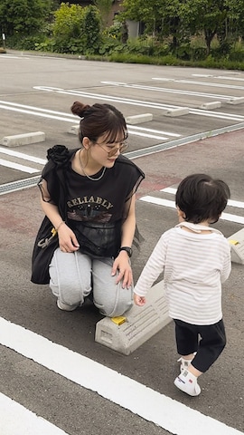 「アイテム（スウェットパンツ）」を使った、chicchimoさん（レディース・152cm）の秋コーディネート