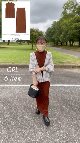 GRLのシャツ/ブラウスを使ったchicchimoさんのファッション動画