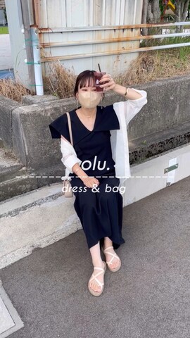 olu.のワンピース/ドレスを使ったchicchimoさんのファッション動画