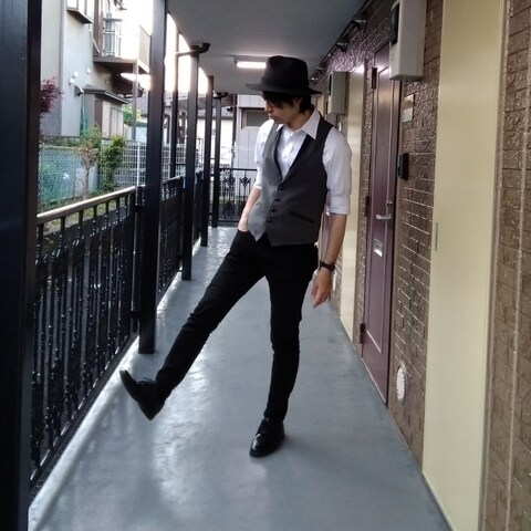 「ADPOSION（アドポーション）のアイテム」を使った、俊さん（メンズ・178cm）の春コーディネート