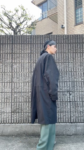 「アイテム（バッジ）」を使った、Takuya  Kobayashiさん（メンズ・176cm）の春コーディネート