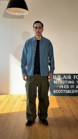 RRLのアイテムを使ったLeeさんのファッション動画