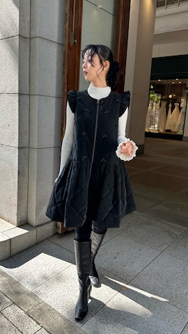 「キルティングコート」｜RUIRUEBOUTIQUEさん（レディース・166cm）の秋コーディネート