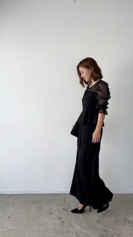 My shawtyのパンツドレスを使ったMyshawty officialさんのファッション動画