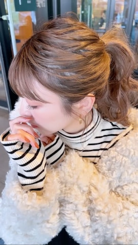 「アイテム（ハイライト/シェーディング）」を使った、kannaさん（レディース・162cm）の秋コーディネート