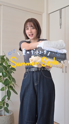 BAYFLOWのアイテムを使ったあちょりさんのファッション動画