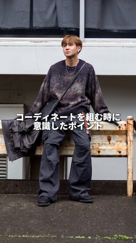 「アイテム（手袋）」を使った、ともきさん（メンズ・168cm）の秋コーディネート
