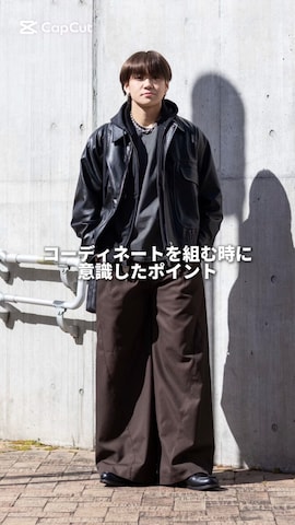 COACHのアイテムを使ったともきさんのファッション動画