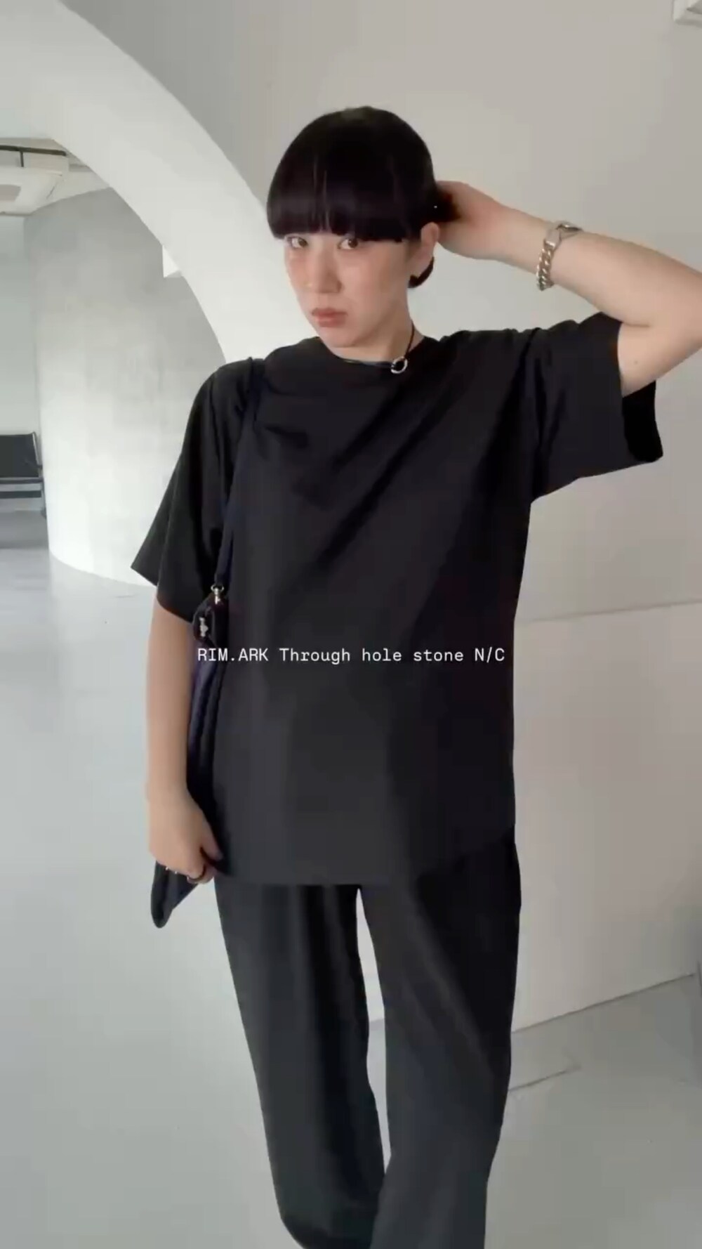 Oversize woven T/SH オーバーサイズウーブンティーシャツを使った人気