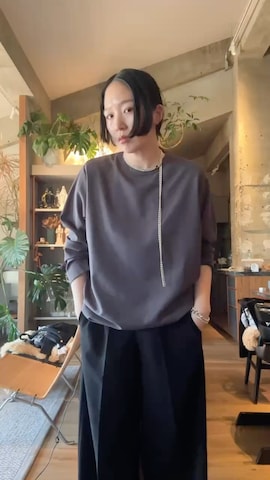RIM.ARKのニット/セーターを使ったsakurako_kusanoさんのファッション動画