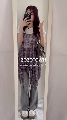 「アイテム（スマホケース/カバー）」を使った、ramuさん（レディース・166cm）の夏コーディネート