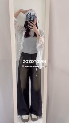 「アイテム（デジタル腕時計）」を使った、ramuさん（レディース・166cm）の秋コーディネート
