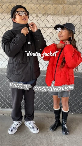 「アイテム（メガネ）」を使った、𝚛𝚢𝚞☺︎𝚗𝚊𝚗𝚘さん（キッズ・152cm）の冬コーディネート