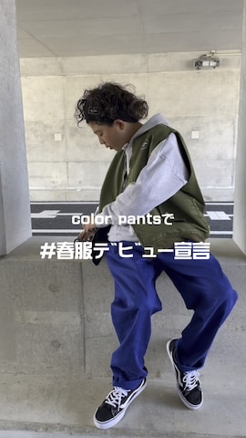 「アイテム（ヘアアクセサリー）」を使った、𝚛𝚢𝚞☺︎𝚗𝚊𝚗𝚘さん（キッズ・147cm）の春コーディネート