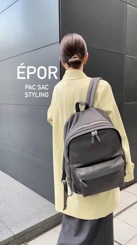 ステンカラーコートを使ったMOEさんのファッション動画