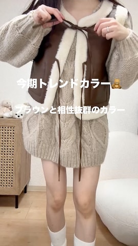 ブルゾンを使ったyuririn*さんのファッション動画