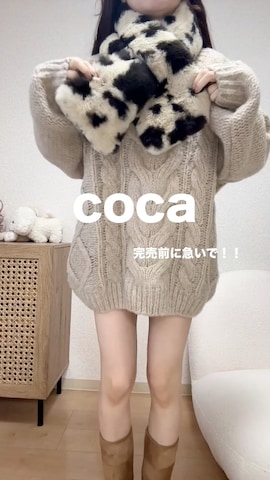 ストール/ショールを使ったyuririn*さんのファッション動画