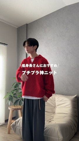 epnokのニット/セーターを使ったsakuさんのファッション動画