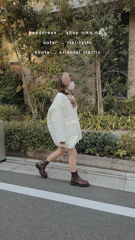 イヤーマフを使った高芦あかりさんのファッション動画