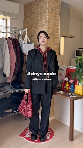 ショルダーバッグを使ったyuuna618さんのファッション動画