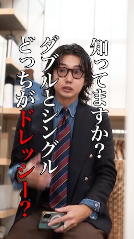 ネクタイを使ったshunkobayashiさんのファッション動画